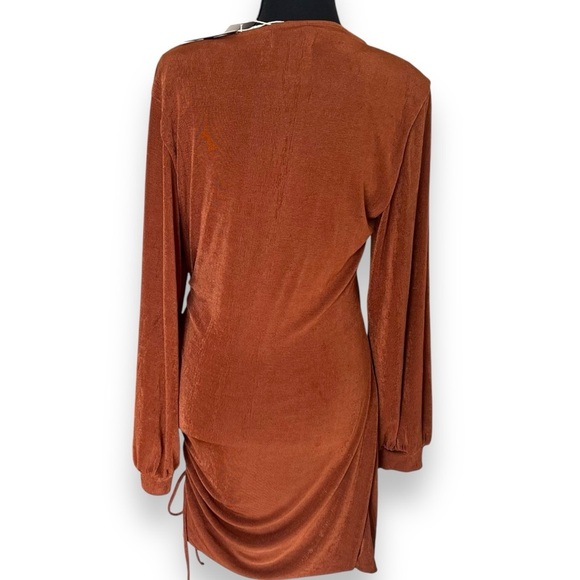 L*Space Melissa Dress Coffee Size Large NWT - Picture 3 of 11